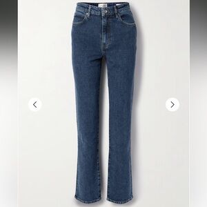 Frame Denim Ruler High Rise Slim Leg Jeans